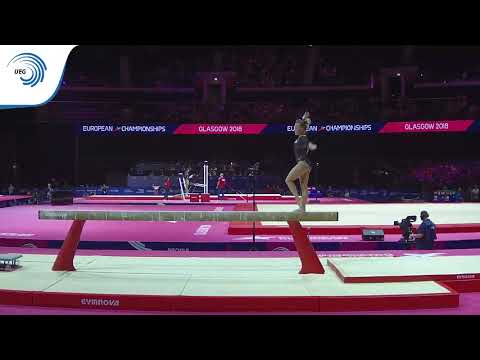 Yuliya INSHINA (AZE) - 2018 Artistic Gymnastics Europeans, qualification beam