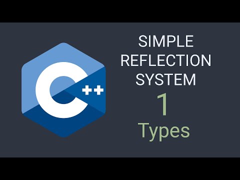 Types | C++ Simple Customizable Reflection System Tutorial | Part 1