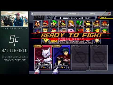 BF10 Losers Finals - Taj (Black Marth/Mewtwo) vs TS|Axe (Pikachu/Red Marth)