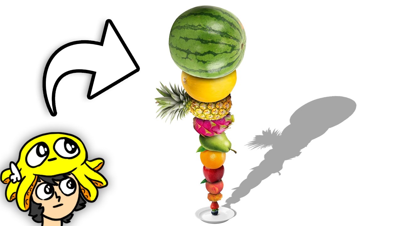 empilhando frutas etc e tal