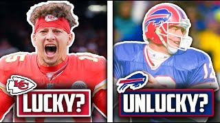 5 Luckiest Quarterbacks In NFL History…And The 5 Unluckiest Ever