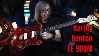 Video thumbnail for Harley Benton TE 90QM Trans Red by Jon is just TOO LouD!!