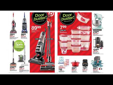 Target Black Friday 2018 Ad Release // Home appliances Black Friday Deals
