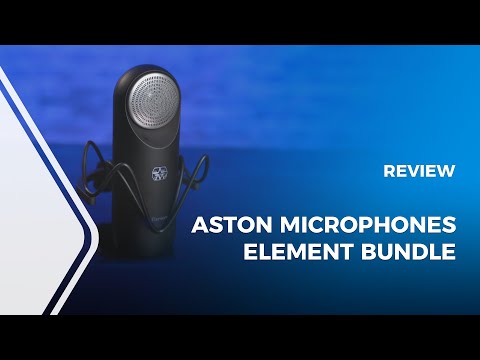 Aston Microphones Element Microphone Bundle With Shockmount and Pop Filter Black image 5