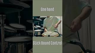 One Hand Stick Bound Control🥁 #ドラム #shorts #drums #drummer #ドラム好き #drumpractice