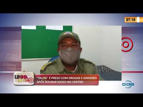 "Talita" eÌ preso com drogas e dinheiro apoÌs roubar idoso (12 05 20)