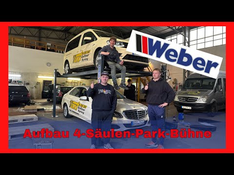 Pick-up and assembly of our new Weber-Werke park stage || VOKE