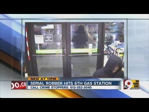 Serial gas station robber strikes again