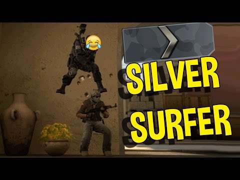 CS:GO SILVER FUNNY  MOMENTS - SILVER SURFING BOTS, BIGGEST FAIL & MORE