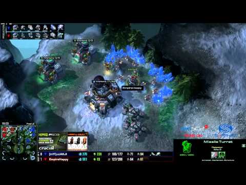 TvT Happy vs Jjakji -g2 - Starcraft 2 HD polski komentarz Heart of the Swarm