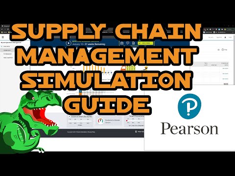 Pearson Supply Chain Simulation 100% real time  walkthrough #Munson&Witt #AJManufacturing
