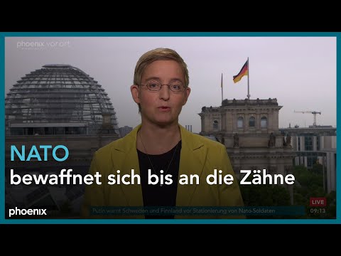 phoenix nachgefragt mit Daniela Vates zum NATO-Gipfel am 30.06.22