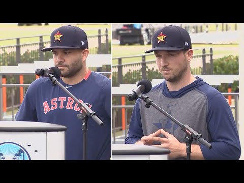 Watch Alex Bregman & Jose Altuve Apologize For Astros Sign-Stealing Scandal