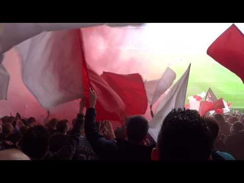 Opkomst spelers Vitesse - Ajax (06-04-2014)