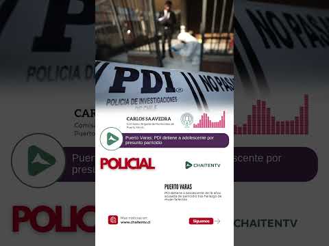 PDI detiene a adolescente por presunto parricidio en Puerto Varas