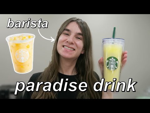 How To Make A Starbucks Paradise Drink At Home // by a barista