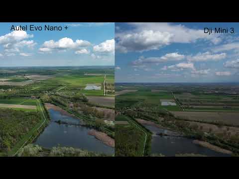 Autel Evo Nano + /  VS  / Dji mini 3 , 4k  30 fps ,  EV   - 0,7