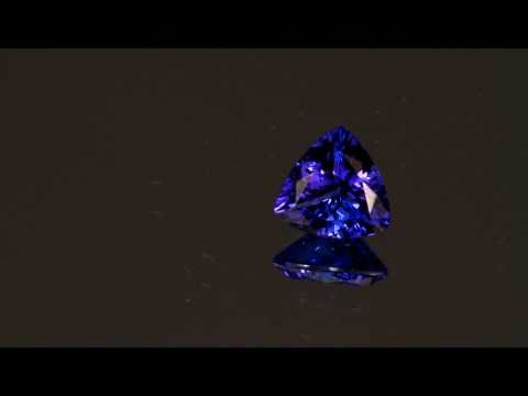 Trilliant Tanzanite 1.47 Ct. Violet Blue Exceptional Color(vBE)