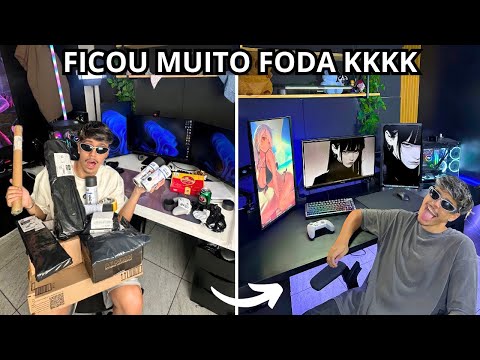 TUNEI E DEIXEI MEU SETUP GAMER CLEAN KKKKKK igual os do tiktok