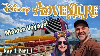 Embarkation Day! | Maiden Voyage Disney Adventure Cruise Day 1 | Disney Cruise Line March 2026