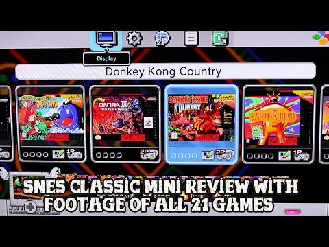 [SNES Classic Mini] Review - footage of all 21 games -