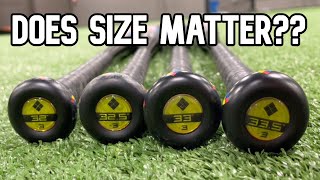 How does BAT LENGTH influence exit velocity? | 32" vs 32.5" vs 33" vs 33.5" BBCOR Baseball Bat Test