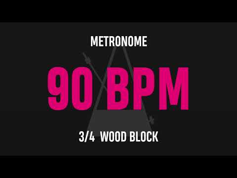 90 BPM 3/4 - Best Metronome (Sound : Wood block)