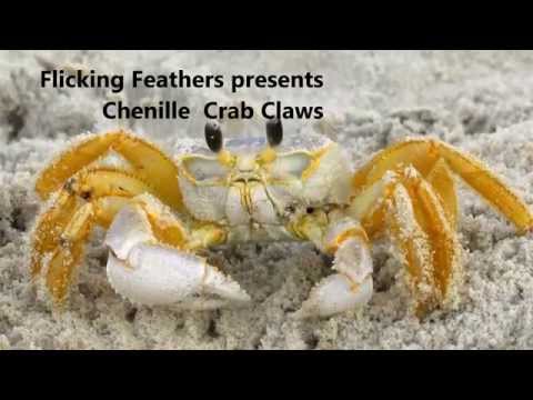 chenille crab claws