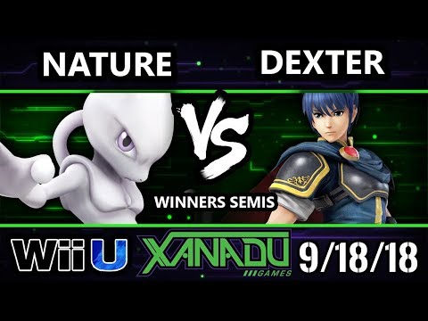 S@X 268 Smash 4 -  Nature (Mewtwo) Vs.  Dexter (Marth) Wii U Winners Semis