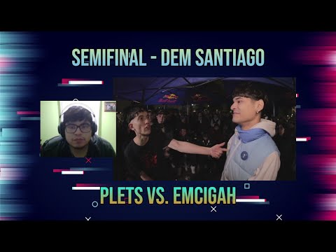 REACCION A PLETS vs. EMCIGAH - Semifinal - DEM Santiago 2023