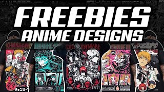 FREEBIES NEW ANIME DESIGNS