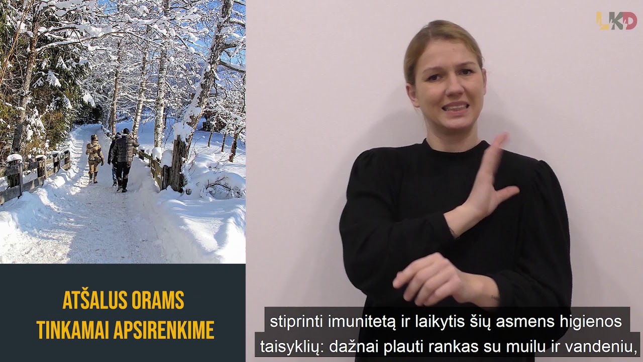 Atšalus orams tinkamai apsirenkime