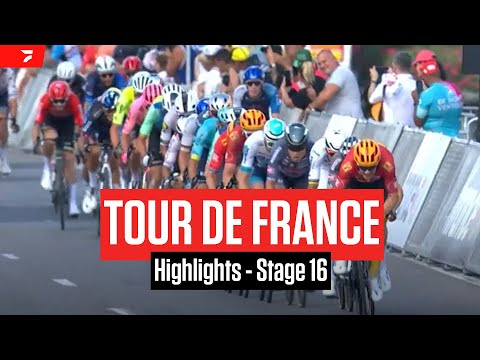 Tour de France 2024 Stage 16 Highlights