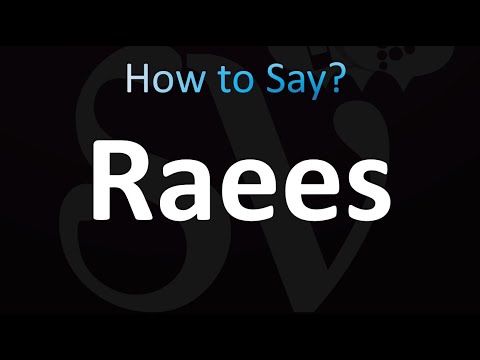 How to Pronounce Raees (CORRECTLY!)