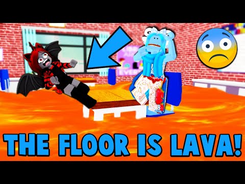 The FLOOR is LAVA with POLLY! (Roblox)
