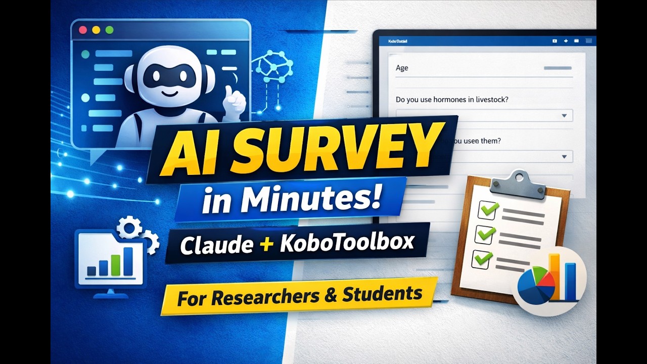 Design Research Surveys in Minutes Using AI | Claude + KoboToolbox Guide @AJBChannel2021