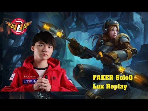 SKT T1 Faker   Lux vs Orianna   SKT T1 Scout, KR LOL Challenger 922LP