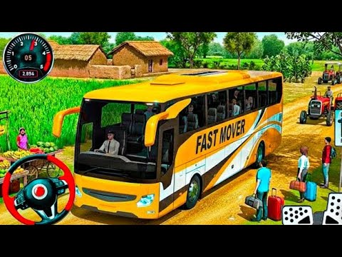 Public Transport Bus Driving 2026 - Indian Offroad Bus Simulator 3D - Bus Game Android Gameplay