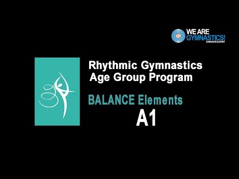 Rhythmic Gymnastics Age Group Program - Balance Element A1