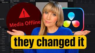 RELINK OFFLINE MEDIA in DaVinci Resolve 21