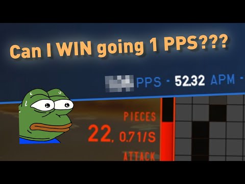 Can I Win A Tetra League Game With 1 PPS?