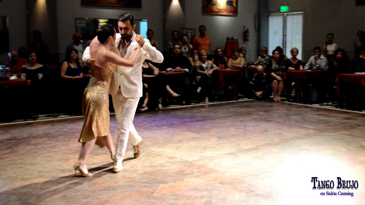 Ines Muzzopappa & Demián García en Tango Brujo - Salón Canning!!! 1/4