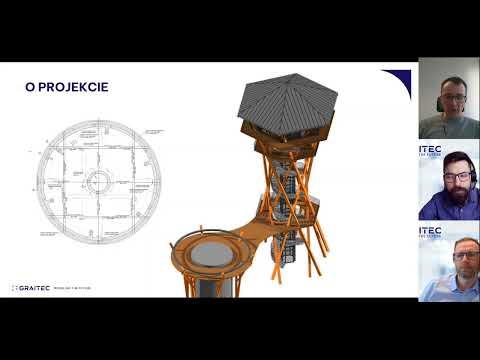 🟧🟧Advance Design - Konstrukcja wieży widokowej na górze Kiczera