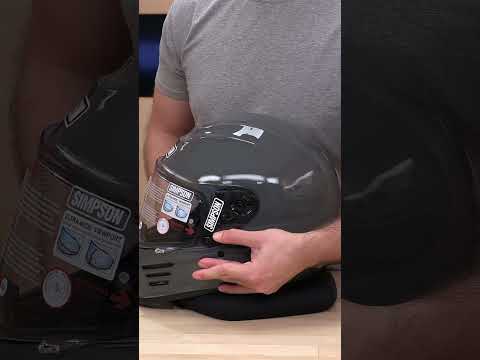 Simpson Speed Bandit Helmet Face Shield Change - SpeedAddicts.com #shorts