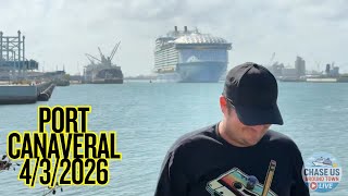 Cruise Ship Horns, Circle Waves and Good Times in Port Canaveral! (Live Highlights)
