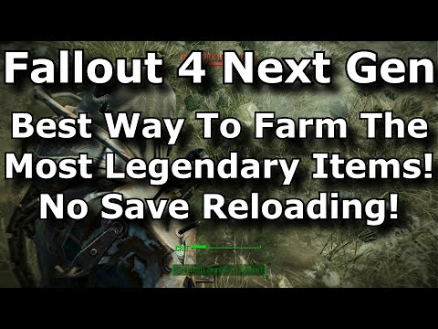 Fallout 4 Next Gen - Best Legendary Farming Guide! No Save Reloading! Endless Legendary Items (2024)