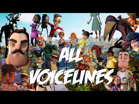Hello Neighbor All Voicelines (with subtitles)