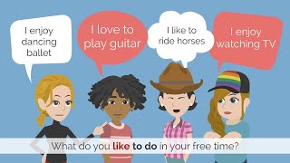 Hobbies and Interests  - Useful vocabularies- To like - To enjoy