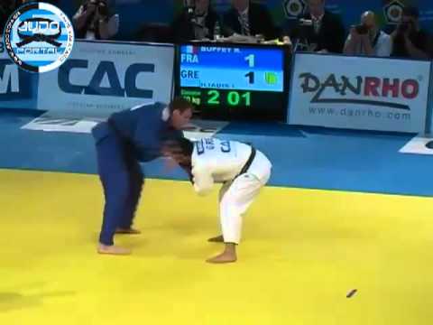 European Judo Championship Vienna 2010 -90kg BUFFET (FRA)-ILIADIS ILIAS (GRE)