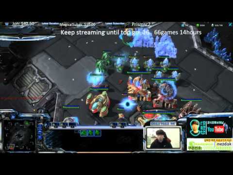 MCs reaction when he beats naniwa on the korean server